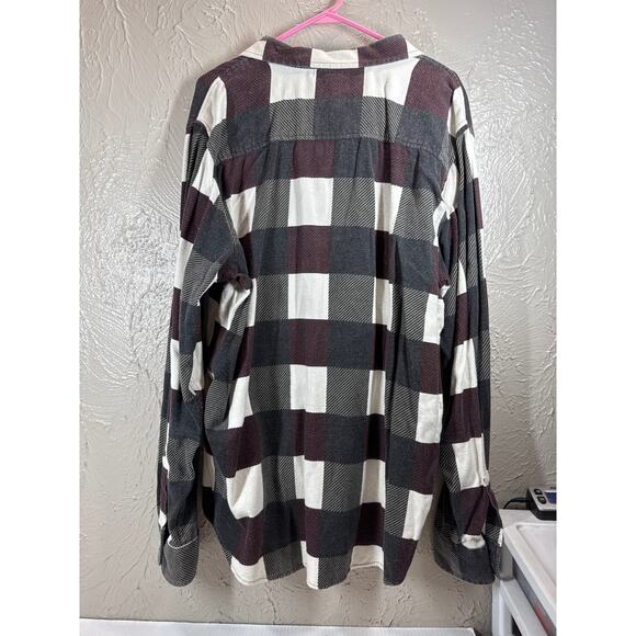 LRG Wovens Lifted Research Group Men’s Plaid Long Sleeve Button Up Shirt Sz XXL - Picture 2 of 4